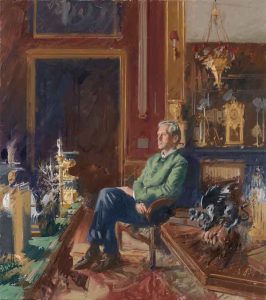 portrait prize winner Andrew Festing Portrait of Count Alexis Limburg Stirum at Walzin