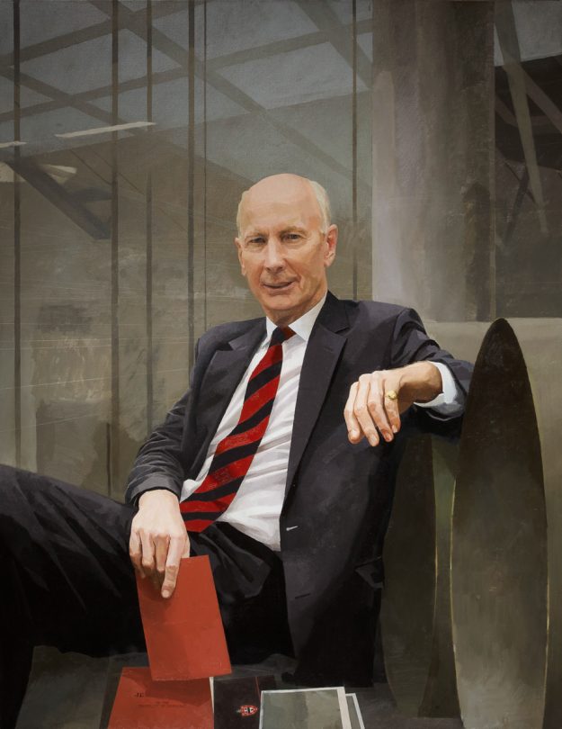 aul Brason - Professor Robert Mair, Master of Jesus College, Cambridge. Oil on Canvas. 122 x 92 cm.