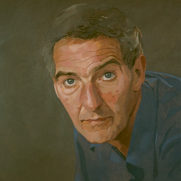 Paul Brason 'Gerald Ball, Garage Proprietor' (1999) 12 x 10 ins. Oil on Board