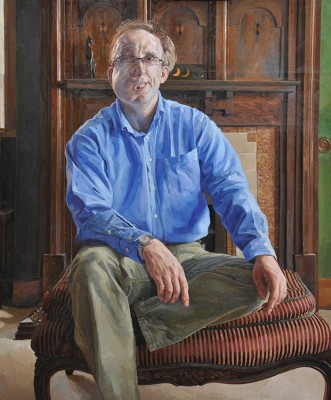 Alastair Adams 'Marc Crank'. 42 x 36 ins. Oil on Board