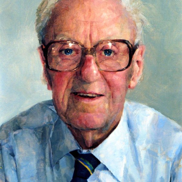 A posthumous portrait painted from photographs