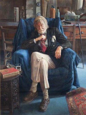Jason Niall Sullivan, 'Michael Horatio Hobson, Retired Actor' (2000). 99 x 73 cm. Oil on canvas.
