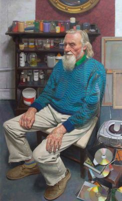 Benjamin Sullivan, 'John McWilliam' (2000). 120.5 x 69.5 cm. Oil on canvas.