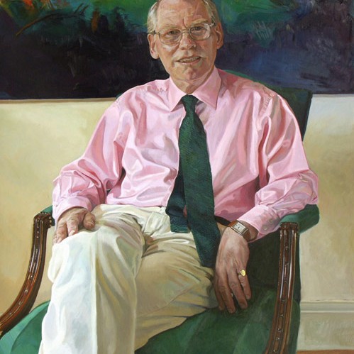 Alastair Adams 'Tony Walls'. 38 x 27 ins. Oil.