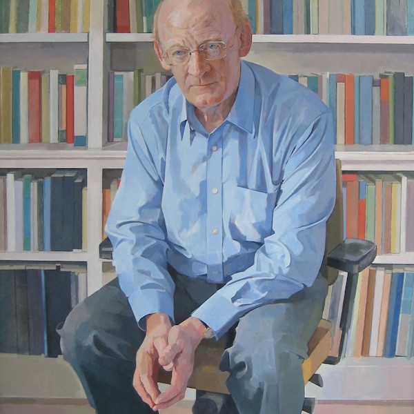 Geoffrey Hayzer 'Professor William Brown' portrait commission as Master of Darwin College, Cambridge