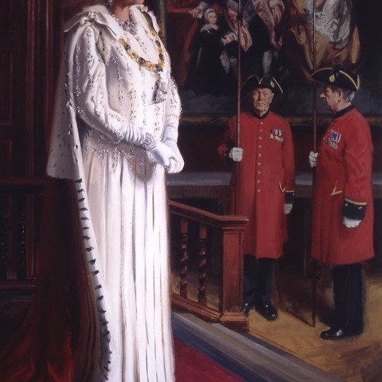 Andrew Festing ‘HM The Queen’ H M The Queen, Patron of the Royal Society of Portrait Painters