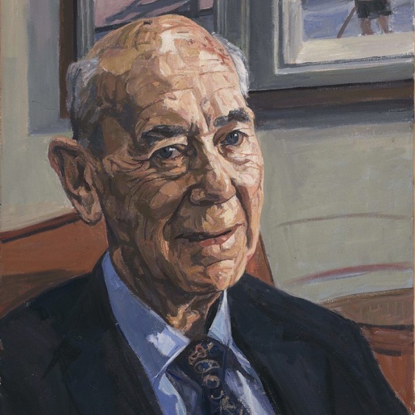 John Wonnacott 'Sir Edwin Manton' head and shoulders portrait