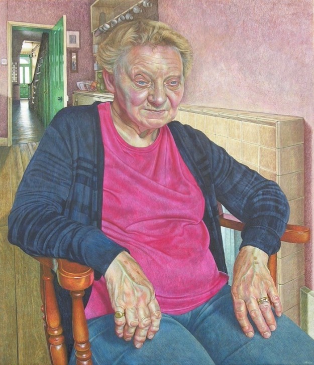 Robin-Lee Hall 'Joy' egg tempera Ondaatje Prize for Portraiture winner