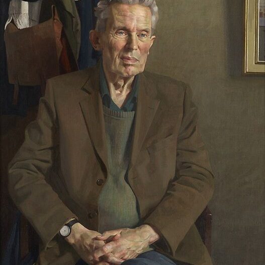 Benjamin Sullivan ‘Hugo Williams’ A portrait painting of a man