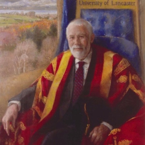Anthony Morris ‘Chris Bonington CBE’ Anthony Morris 'Chris Bonington CBE' half length portrait in robes for University of Lancaster