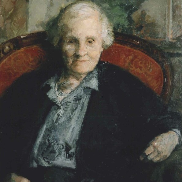 Anthony Morris ‘Portrait of Granny’ Anthony Morris 'Portrait of Granny' half length seated portrait