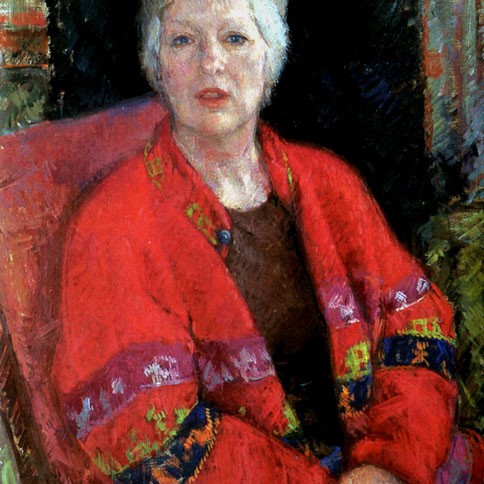 Anthony Morris ‘Jo, and the Peruvian Jacket’ Anthony Morris 'Jo, and the Peruvian Jacket'. 30 x 22 ins. Oil.