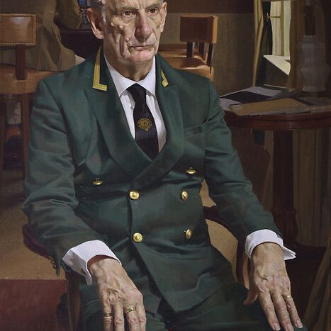 Benjamin Sullivan ‘Richard Parkes’ A commissioned portrait painting of a man