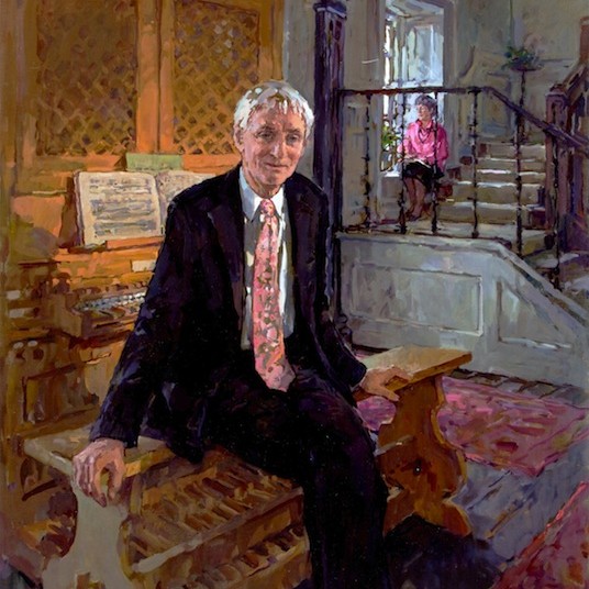 Susan Ryder 'Sir Michael Scholar' portrait of a academic