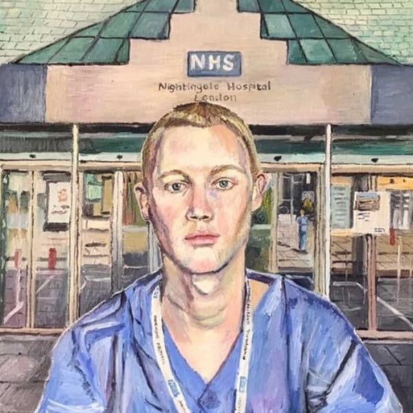 Oil Portrait of Young Man