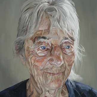 Tai-Shan Schierenberg 'Oracle at Delphi' oil portrait of a lady