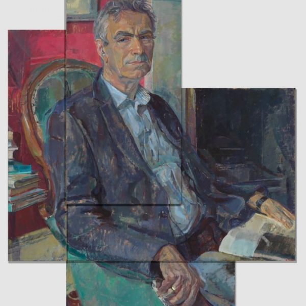 Portrait Commission of Man sitting in his studio