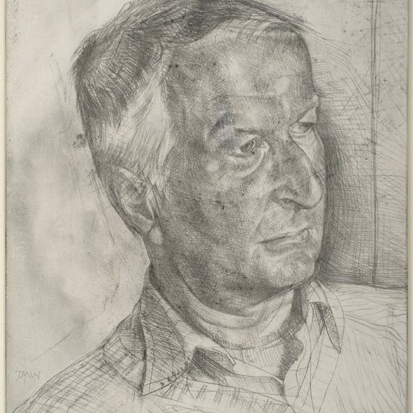 Toby Wiggins ‘Ilay Cooper’ Toby Wiggins, 'Ilay Cooper' - pencil portrait drawing on gesso panel