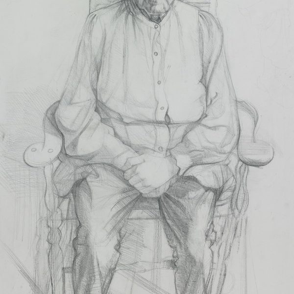 Toby Wiggins ‘Mary Spencer Watson’ oil on paper Toby Wiggins 'Mary Spencer Watson' - oil on paper