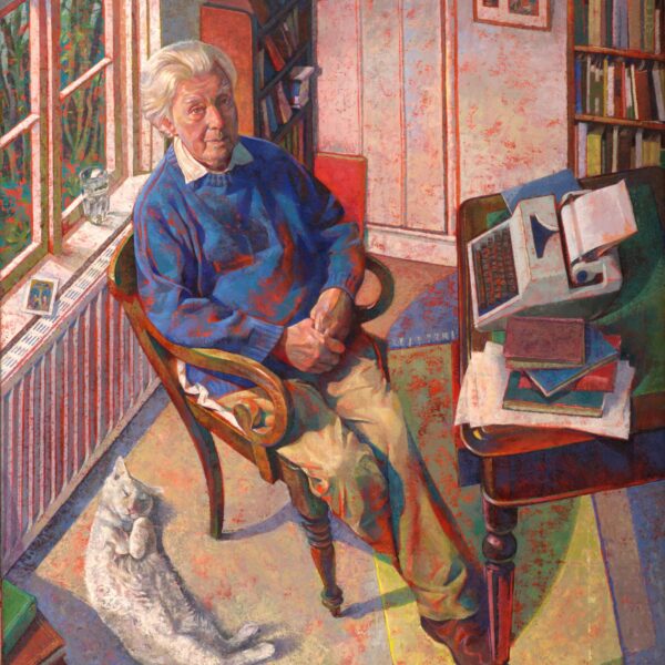 Toby Wiggins ‘The View in Winter; Ronald Blythe in his Study at Bottengoms’