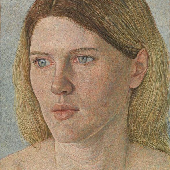 A commissioned portrait painting of a man