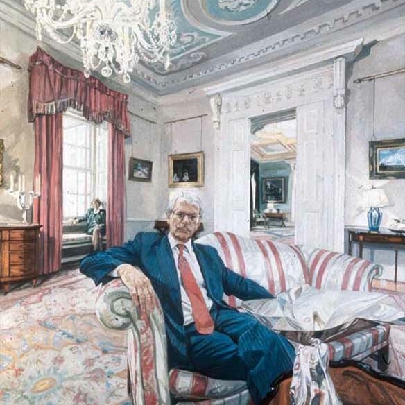 John Wonnacott 'The Rt. Hon. Sir John Major, Downing Street'