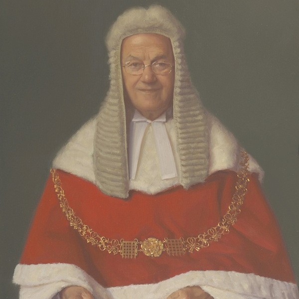 Robbie Wraith 'Lord Judge' formal oil portrait