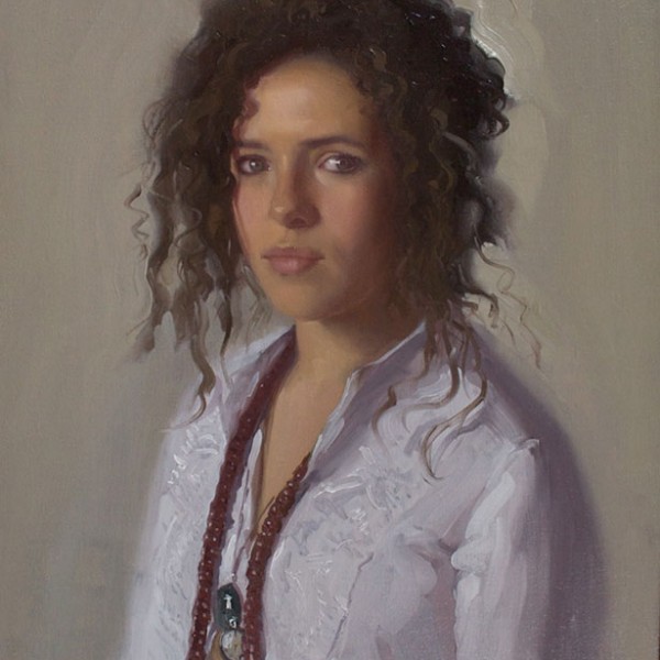 Robbie Wraith 'Tiffany' oil portrait