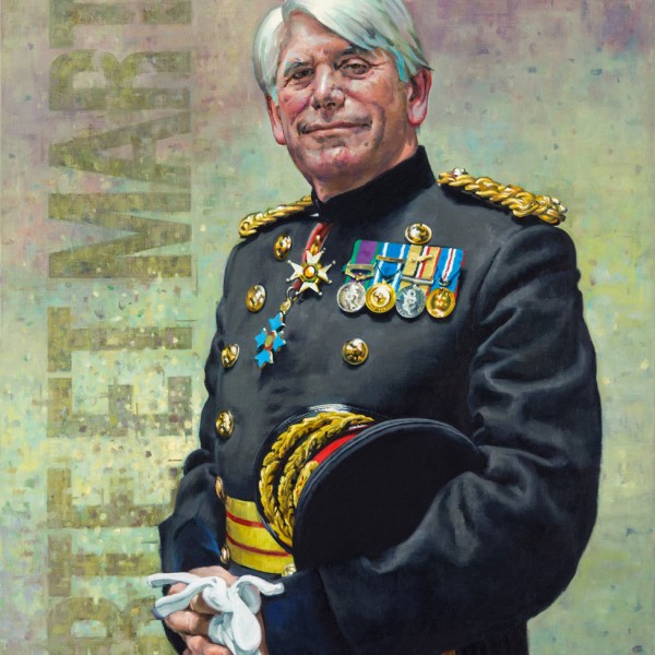 David Cobley ‘General Andrew Figgures’ David Cobley 'General Andrew Figgures' painted oil portrait in uniform