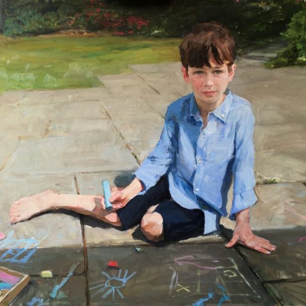 Valeriy Gridnev ‘Portrait of a boy with chalks’