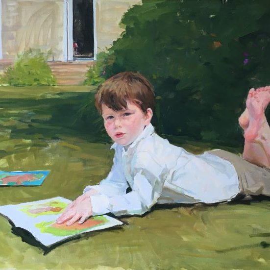 Valeriy Gridnev ‘Portrait of a Boy with Books’