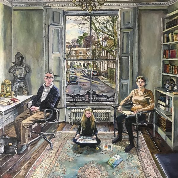 family portrait commissioned by parents