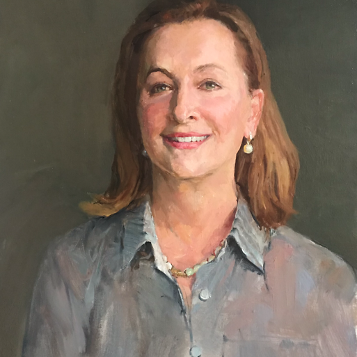 Valeriy Gridnev ‘Portrait of a Young Woman’ A commissioned portrait painting of a young woman