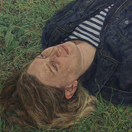 Antony Williams 'Emma lying against grass'
