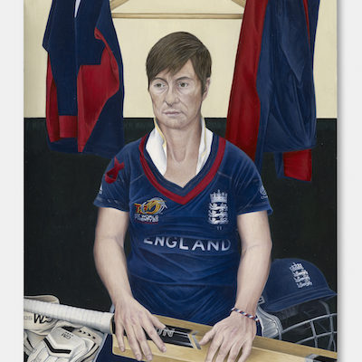 Emma Wesley 'Portrait of Claire Taylor' this forms part of a series of paintings for the MCC
