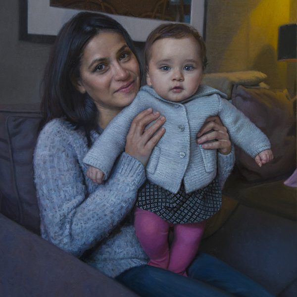 Mark Roscoe 'Rubi and Imani' mother and child portrait