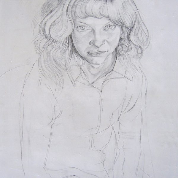 Toby Wiggins, Catherine Smith 46x30cm pencil on gesso panel. This was a preparatory drawing Toby Wiggins, Catherine Smith 46x30cm pencil on gesso panel. This was a preparitory drawing for the portrait painting of the same name