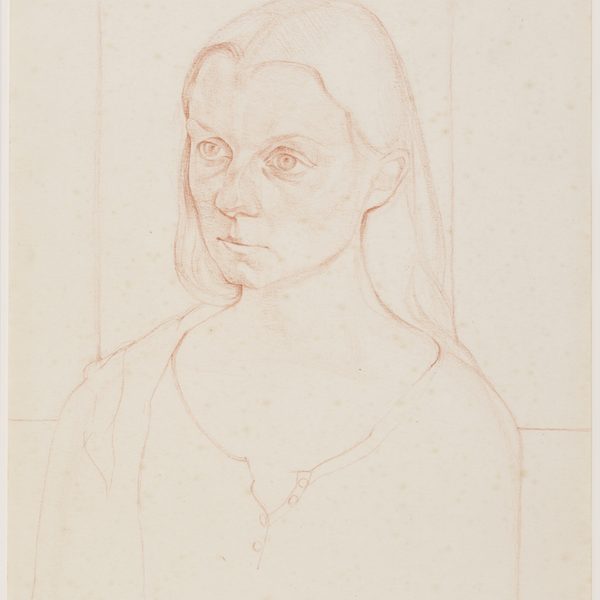 Toby Wiggins, Emily pencil on paper 40x33cm Toby Wiggins, Emily pencil portrait on paper 40x33cm