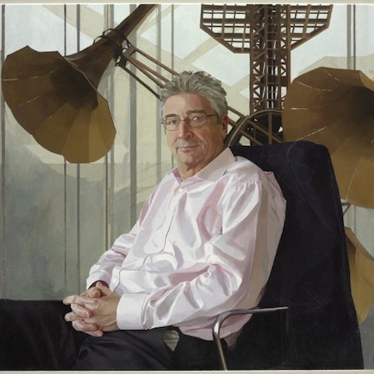 Company portrait painting by Paul Brason 'Patrick Cescau' for Unilever a corporate portrait painting, a boardroom portrait painting, a business portrait painting