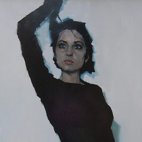 Simon Davis 'Open Eye Signal' a portrait of Aliona Andrianova