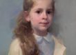 A commissioned portrait painting of a child by her parents