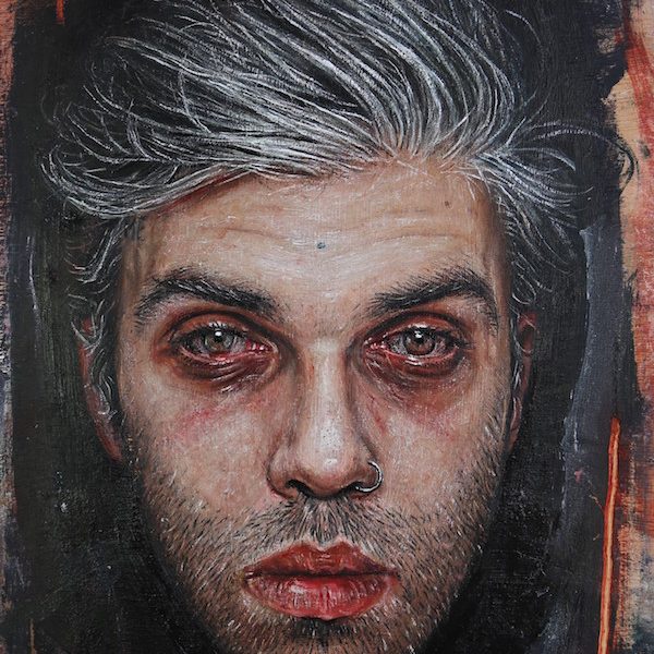 Emma Hopkins, Patrick Bates 30x21cm oil on board