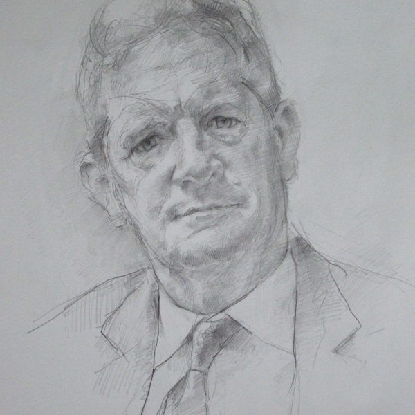 Anthony Connolly portrait drawing of a man