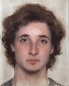 Harriet Pattinson, Mr Macare-Tod , a portrait head in oil