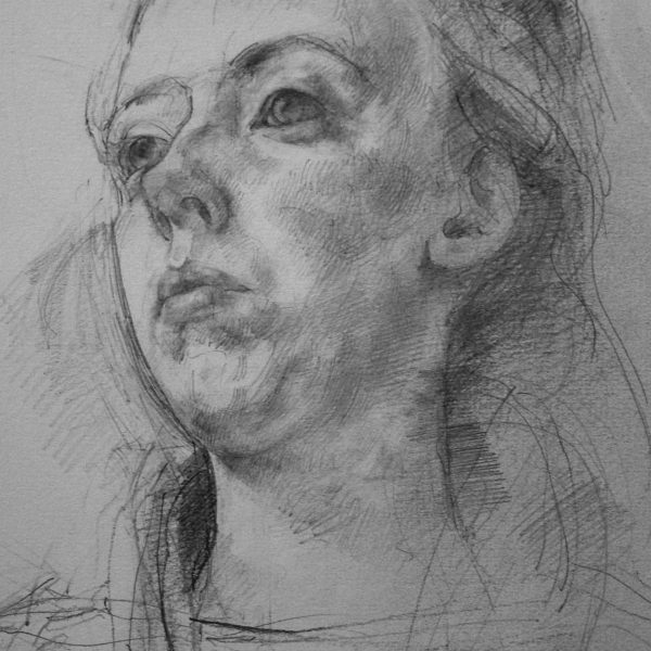 Anthony Connolly, portrait drawing