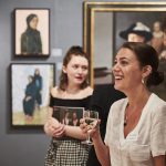 Ania Hobson at the Royal Society of Portrait Painters' Private View 2018