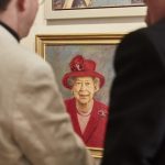 Michael Noakes portrait of 'H.M.The Queen'