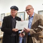 Michael Taylor receiving The Smallwood Architects Prize