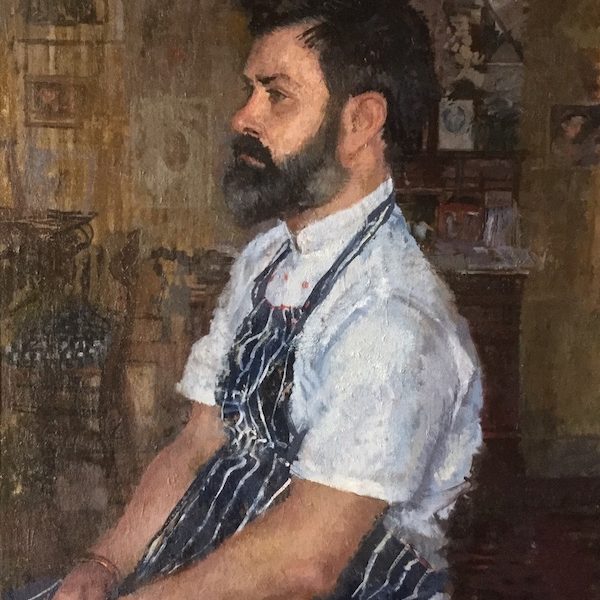 Peter Kuhfeld ‘The Executive Chef’ Peter Kuhfeld 'The Executive Chef' winner of the Ondaatje Prize for Portraiture 2019