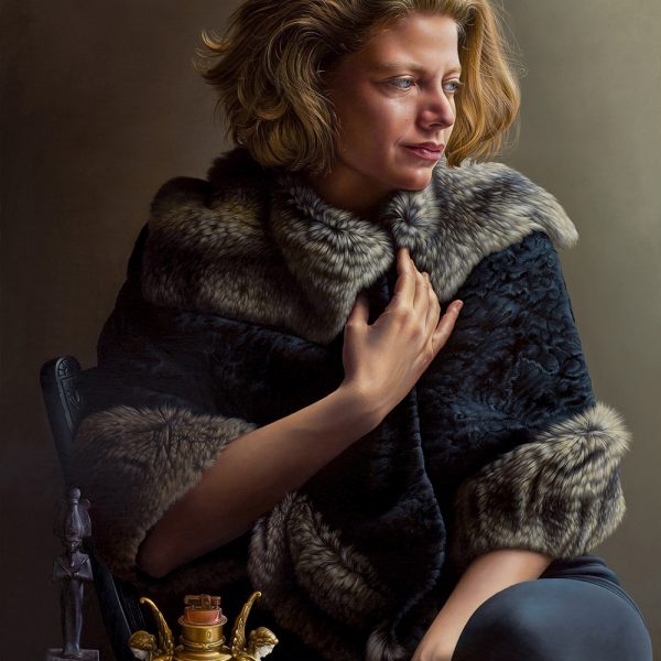 Miriam Escofet ‘Gillian’ Miriam Escofet 'Gillian' a portrait commission in oil on linen over panel 70 x 50 cm